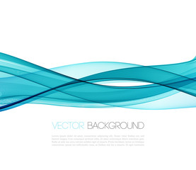 Abstract smooth wave motion illustration