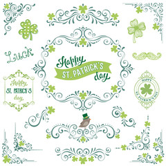 Sticker - Ornate Swirl Patrick's Day Set