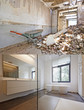 © pbombaert - Renovation of a bathroom Before and after