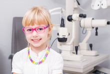 Child With Optic Glasses 