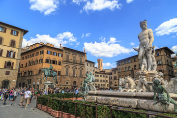 Sticker - Sculptures in Piazza Della Signoria