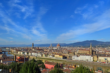 Wall Mural - Florence from Piazzale Michelangelo, Tuscany, Italy