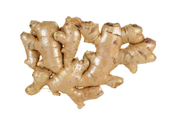 Ginger isolated on the white background