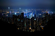 香港の夜景/Hong Kong/Victoria Peak