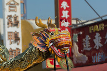 Chienese Dragon During The 117th Golden Dragon Parade