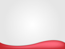 Gray Background With Red Bar For Presentation