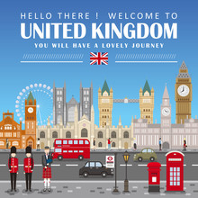 United Kingdom Travel Poster