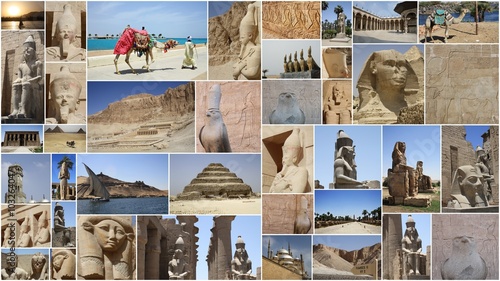 Naklejka ścienna COLLAGE OF EGYPT