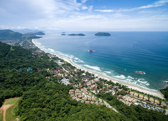 Poster - Aerial view of Juquehy Beach, Sao Paulo, Brazil