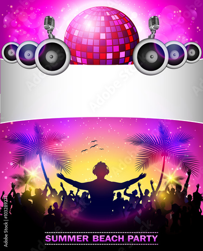 disco ball beach ball