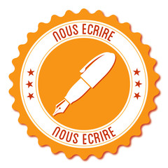 Canvas Print - Logo nous écrire.