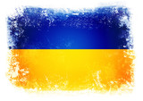 Fototapeta  - Flaga Ukrainy