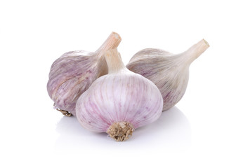 Garlic isolated on white background