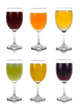 Fototapeta  - color water in glass