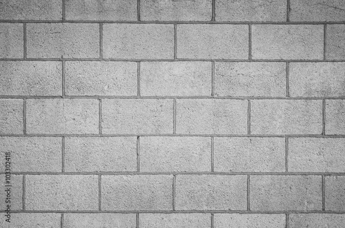 Concrete block wall seamless background and texture..