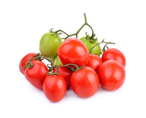  tomatoes  on white  background