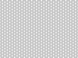 Wall Mural - honeycomb seamless pattern. hexagonal cell texture. black grid on white background. hexagon grille. 