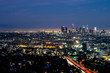 © Allen.G - Long exposure night view of Los Angeles downtown and surrounding metropolitan area from Hollywood hills