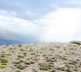 Big Stones in Sand Hills in croatia