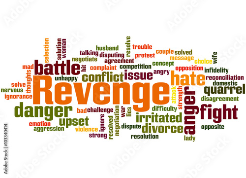 Revenge Word Cloud Concept 7 Stock Illustration Adobe Stock