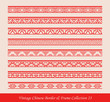 Vintage Chinese Border Frame Vector Collection 23