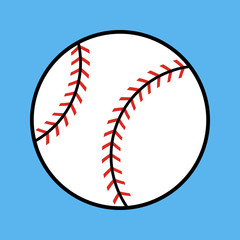 Wall Mural - Baseball Vector Icon