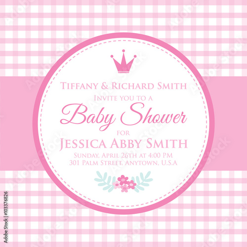 invitation for welcoming baby