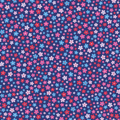Poster - seamless floral pattern