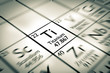 Focus on Titanium Chemical Element from the Mendeleev periodic table
