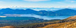 View of Lake Taupo and Lake Rotoaira in New Zealand