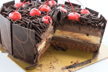 Sticker - chocolate ice-cream cake