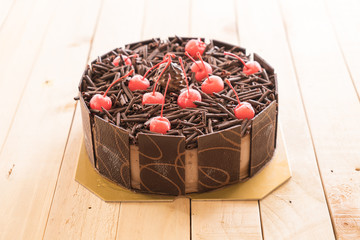 Poster - chocolate ice-cream cake