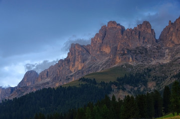 Poster - Rosengarten - Rosengarten group in Dolomites