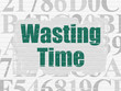 © Maksim Kabakou - Timeline concept: Wasting Time on wall background