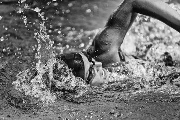 Swim action shot