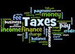 © kalpis - Taxes, word cloud concept 4