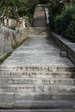 Fototapeta Na drzwi - Concrete stairs goind up