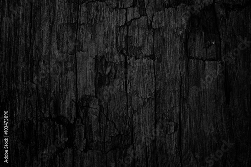 Fotografia Black wooden texture background blank for design