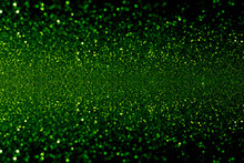 Green Black Glitter Texture Abstract Background