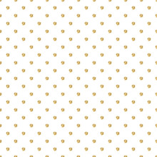 Seamless Pattern With Gold Glitter Polka Dot Ornament On White Background