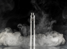 Electronic Cigarette Over A Dark Background