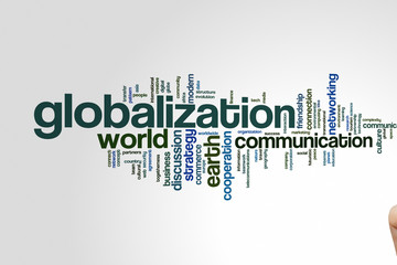 Canvas Print - Globalization word cloud