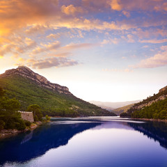 Sticker - Ulldecona reservoir dam in Castellon Spain