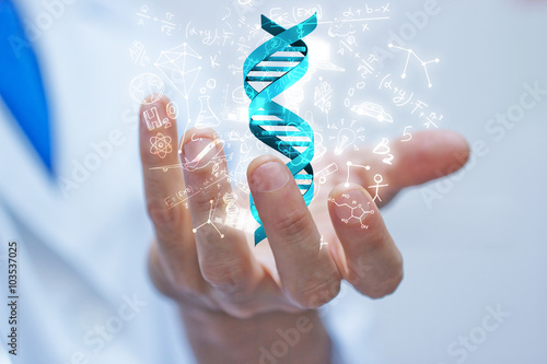 Fotomural Mano, Braccio, dna, Scienza, biologia
