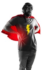 Wall Mural - Superhero with back pain