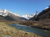 Fototapeta Natura - A valley of the river Klukhor, Caucasus 1