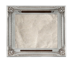 Vintage picture frame isolate on white - Classic style