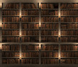 © bptu - Seamless texture (vertically and horizontally). Vintage Books. background.