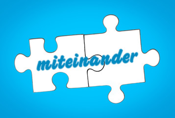 Sticker - miteinander