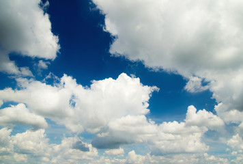 Wall Mural - clouds in the blue sky